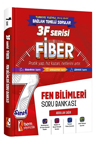 İsem Yayıncılık İSEM YAY. 7.SINIF FİBER FEN BİLİMLERİ SORU BANKASI
