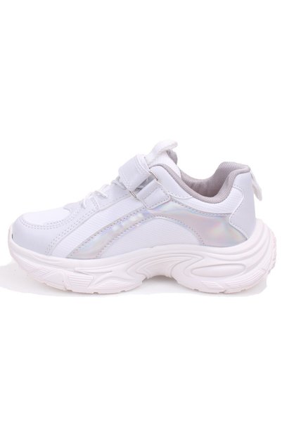 Vicco Lara 346F26K124 White Orthopedic Girls' Sports Shoes