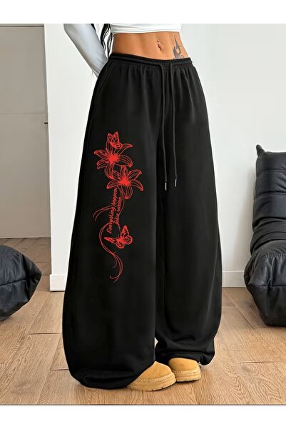 classy moda Unisex Oversize Παντελόνι Φόρμας με 3 Κλωστές, Ριγέ Σχέδιο, Άνετη...