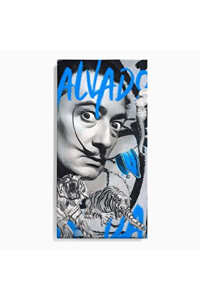 Luxcanva Tablou Canvas Abstract Painting By Salvador Dali 50x100 cm pe Sasiu ...