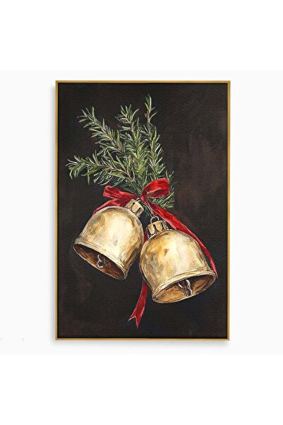 Luxcanva Tablou Canvas Vestitorii Clopotei 100x150 cm cu Rama Auriu Clopotei ...