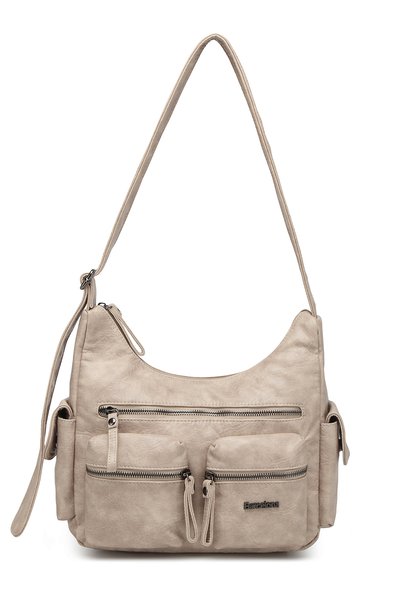 BARCELONA 21K Daily Multi-Pocket Long Strap Women's Crossbody and Shoulder Ba...