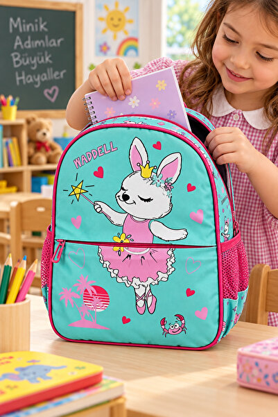 Waddell Rabbit Luxury Kindergarten School Bag Kids Backpack Preschool Daily U...