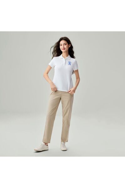 Giordano Women’s Slim Fit Embroidered 3D Lion Polo