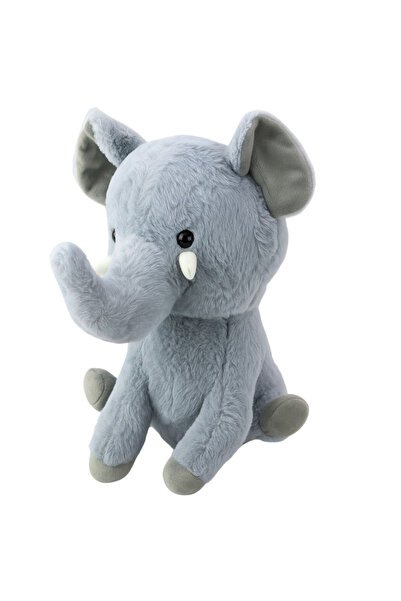 LEAN Jucărie de pluș elefant gri mare 36cm