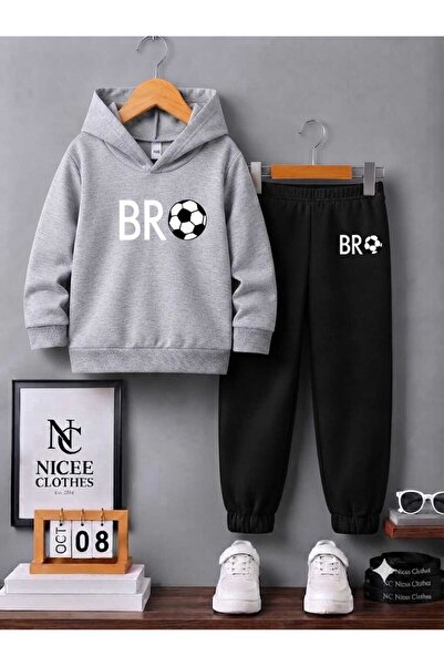 NC Nicee Clothes ΠΑΙΔΙΚΟ ΣΕΤ ΦΟΡΜΑΣ UNISEX (BR TOP PRINT WINTER)