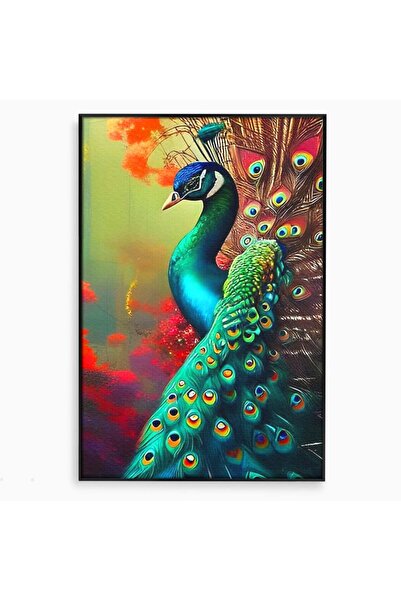 Luxcanva Tablou Canvas Splendoare Exotica 50x70 cm cu Rama Negru Splendoare E...