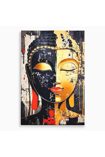 Luxcanva Tablou Canvas Dualitate Sacra 80x120 cm pe Sasiu Lemn Zen Echilibru ...