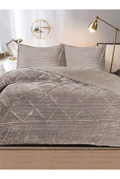 Kapreo Home Winter Velvet Çift Kişilik Yorgan Seti 195 x 215 cm – Sıcak ve Yu...