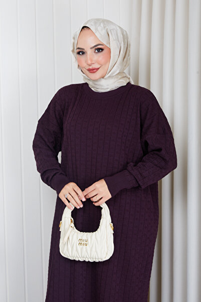 Pamuk Butik فستان نسائي محبوك من خيوط ميرسيريزد