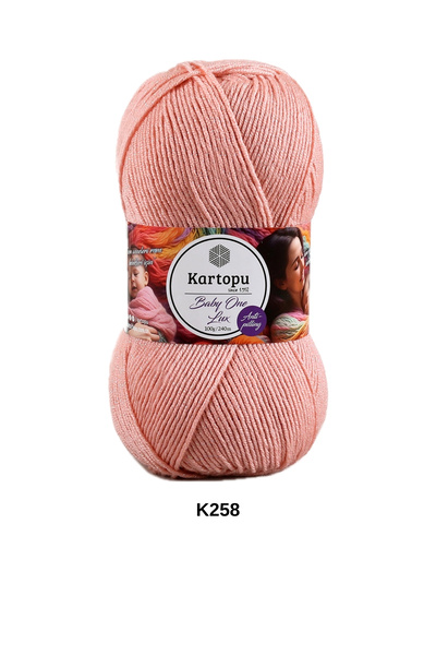 hobi dünyası evim 1 piece kartopu baby one lux 100 gram 240 meters 3% sim ant...