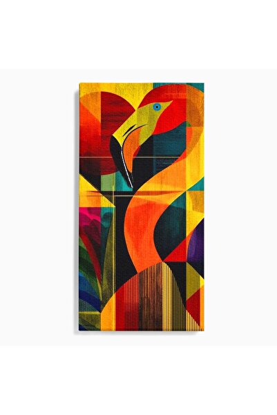 Luxcanva Tablou Canvas Oglinda Tropicala 50x100 cm pe Sasiu Lemn Oglinda Trop...