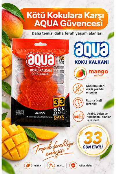 Aqua Çok Amaçlı Koku Kalkanı 33 gün Etkili Mango