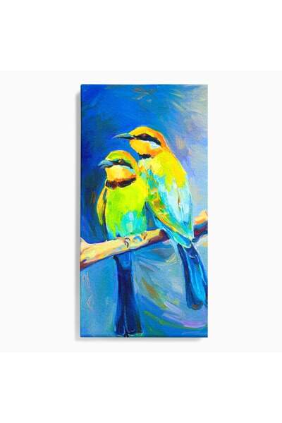 Luxcanva Tablou Canvas Tandrete in Tonuri Reci 50x100 cm pe Sasiu Lemn Tandre...