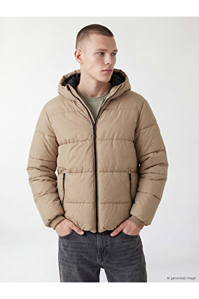 LC Waikiki Quality Parts from Çelebi Store Standard Fit Hooded Men's Puffer Coat