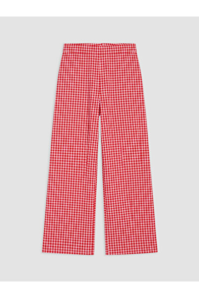 LC Waikiki Sparkling Choices Checkered Embroidered Girls' Sweatpants from Shi...
