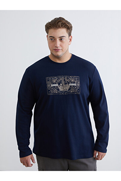 LC Waikiki Sparkling Choices from Shining Store Men's T-Shirt in Large Size Z...