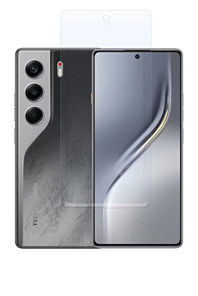guztech Tecno Camon 40 Uyumlu HD Parlak Nano Ekran Koruyucu 9H Esnek Kırılmaz...