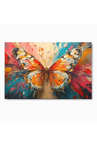 Luxcanva Tablou Canvas Fluturele Toamnei 120x80 cm pe Sasiu Lemn Fluturele To...
