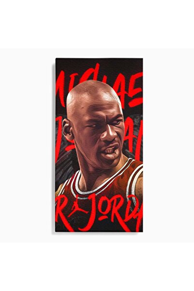 Luxcanva Tablou Canvas Michael Jordan 70x140 cm pe Sasiu Lemn Michael Jordan ...