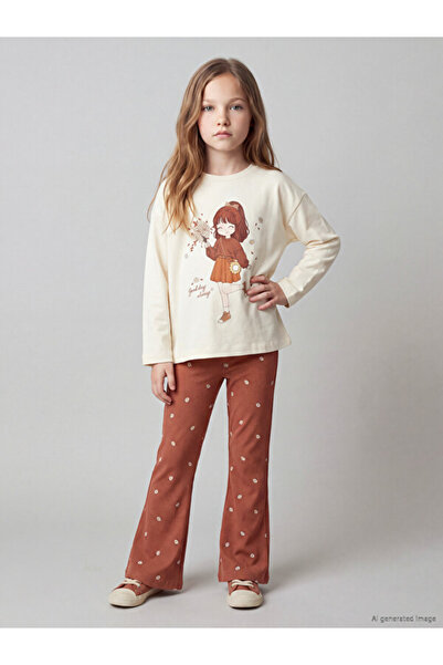 LC Waikiki Sparkling Choices from Shining Store Zero Roba Collar Printed Girl...