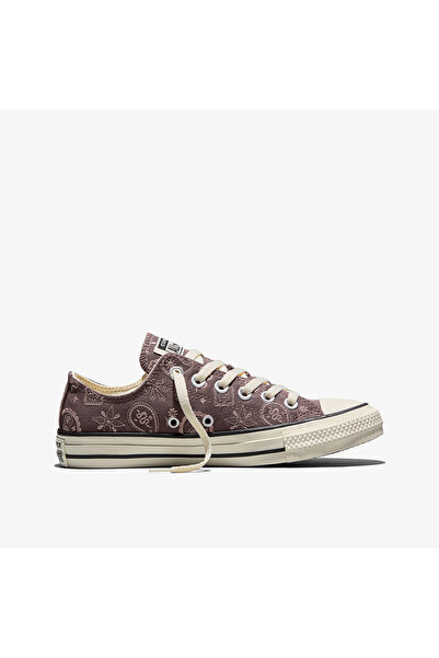Converse Chuck Taylor All Star Desenli Unisex Kahverengi Sneaker