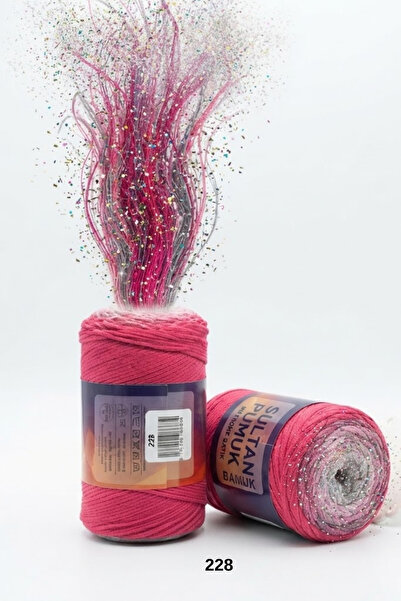 hobi dünyası evim 1 Piece Sultan Cotton Macrame Batik Hand Knitting Thread 25...