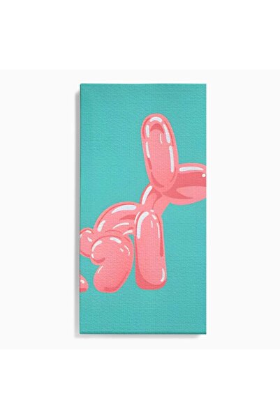 Luxcanva Tablou Canvas Pudel Balon 50x100 cm pe Sasiu Lemn Pudel Balon Dormit...