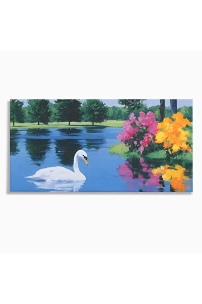 Luxcanva Tablou Canvas Pastel in Acuarela 120x60 cm pe Sasiu Lemn Pastel in A...