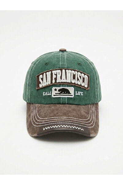 San Francisco Nakışlı Eskitme Vintage Unisex Şapka