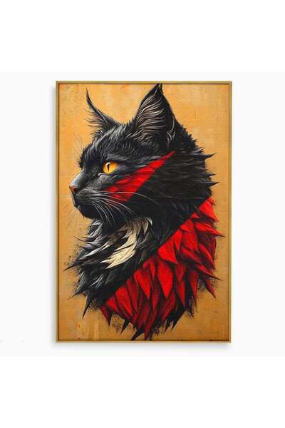 Luxcanva Tablou Canvas Dinastia Rosie 50x70 cm cu Rama Auriu Dinastia Rosie M...