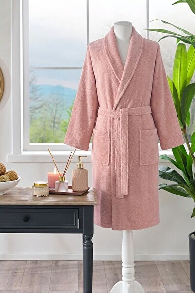 Özdilek Super Soft Shawl Bathrobe + Head Towel - Cinnamon