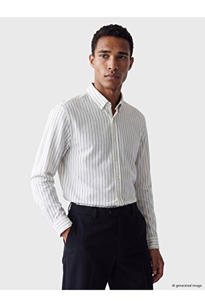 LC Waikiki Sparkling Choices from Shining Store Standard Fit Striped Men's Shirt