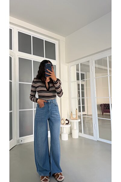 GAUS CO Mavi Yumuşak Tencel Premium Jean GAUS-01941