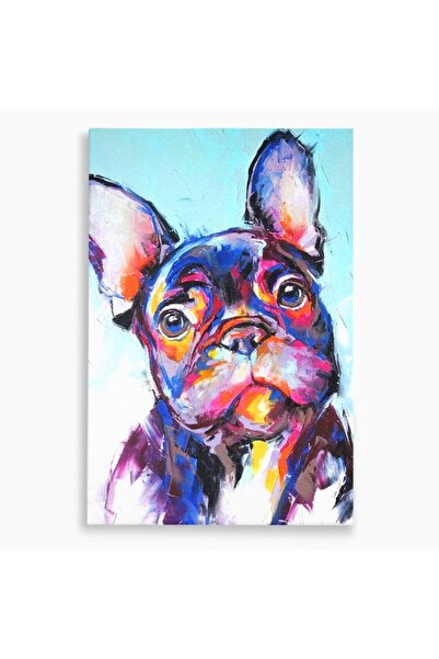 Luxcanva Tablou Canvas Pictat cu Sufletul 40x60 cm pe Sasiu Lemn Pictat cu Su...