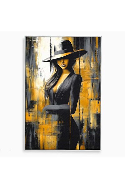 Luxcanva Tablou Canvas Trecatoare prin Lumina 50x70 cm cu Rama Argintiu Treca...