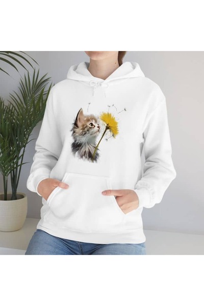 classy moda Unisex White Off-Shoulder Oversize Hooded Casual Sweatshirt with ...