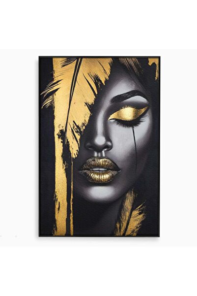 Luxcanva Tablou Canvas Lacrima Unei Zeite 70x100 cm cu Rama Negru Lacrima Une...