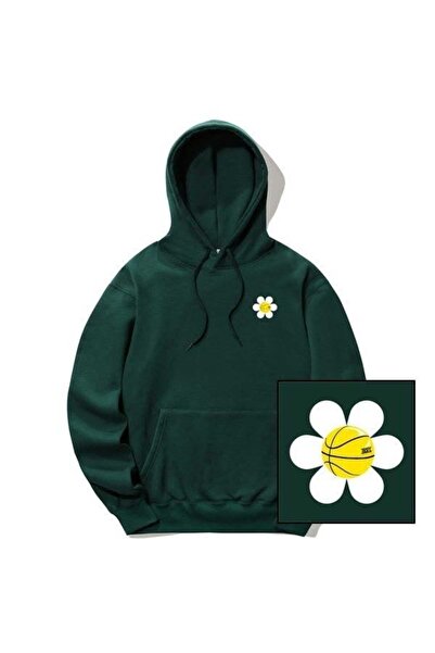 classy moda Unisex Green Oversize Hooded Sweatshirt with Kangaroo Pocket, 3 T...