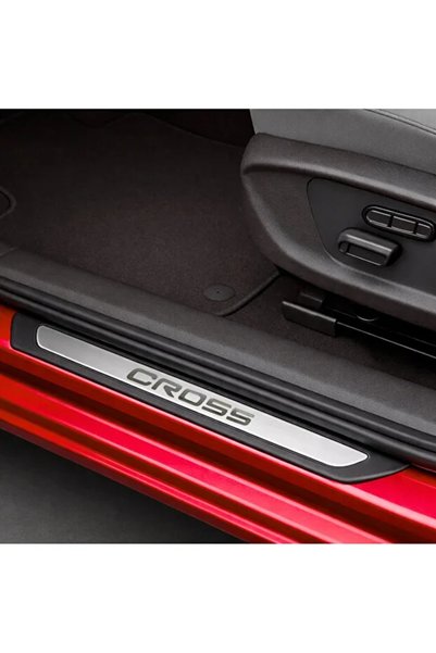 ueskrom Fiat Egea Cross Uyumlu Luxury Krom Kapı Eşik Koruması 4 Parça