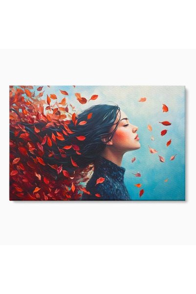 Luxcanva Tablou Canvas Vantul Gandurilor 100x70 cm pe Sasiu Lemn Vantul Gandu...