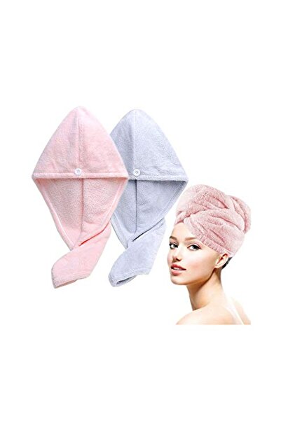 Generic Brand 2-Piece Microfiber Hair Towel Wrap Set – Quick Dry Hair Turban ...