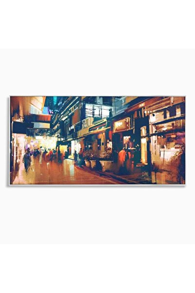 Luxcanva Tablou Canvas Aleile Vietii 120x60 cm cu Rama Argintiu Aleile Vietii...