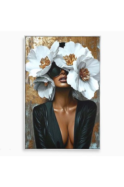 Luxcanva Tablou Canvas Imparateasa Tacuta 40x60 cm cu Rama Argintiu Imparatea...