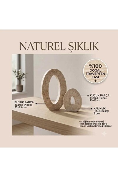 DOĞALTAŞ 2'Lİ DEKORATİF BİBLO