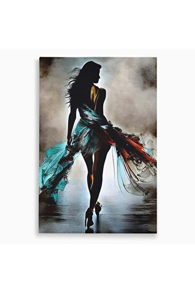 Luxcanva Tablou Canvas Pasi peste Oglinda 100x150 cm pe Sasiu Lemn Pasi peste...