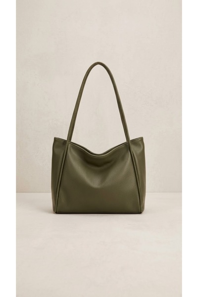 Lilivo Bags Noya Soft Model Zippered Women's Hand and Shoulder Bag Khaki