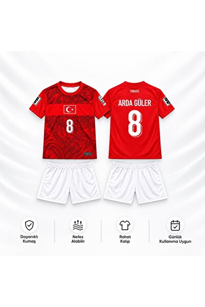 Babılgam Ay Yıldız WC 2026 Arda Güler Yazılı Türkiye Çocuk Forma