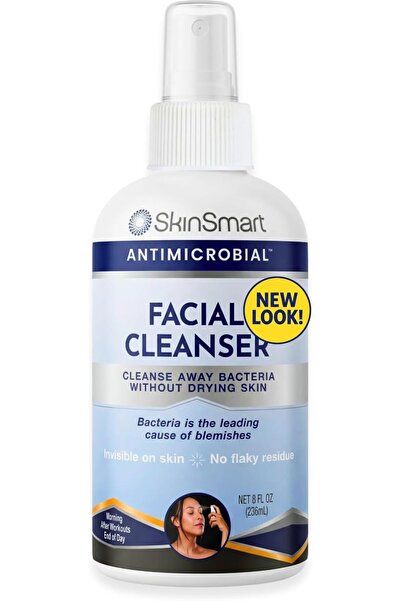 SkinSmart Antimicrobial SkinSmart Facial Cleanser for Acne, Targets Bacteria ...