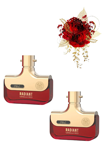 Prive 2 Pieces Radiant Vanilla Red Perfume 100ML